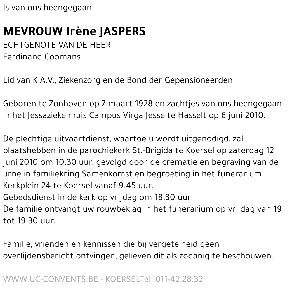 Irène Jaspers