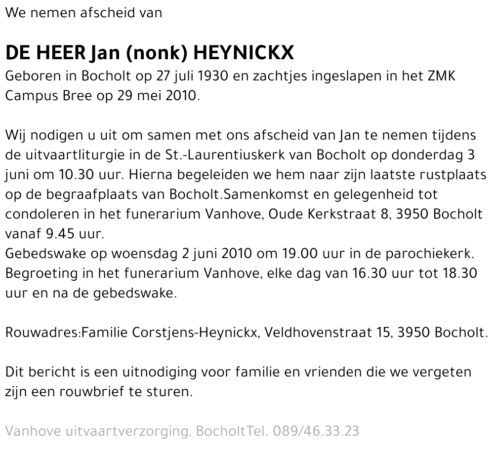 Jan Heynickx