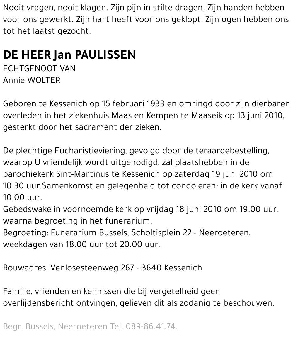 Jan PAULISSEN