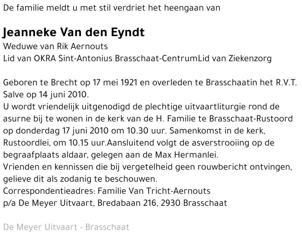 Jeanneke Van den Eyndt