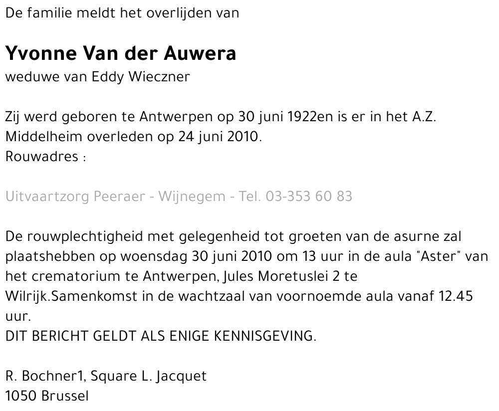 Joanna Van der Auwera