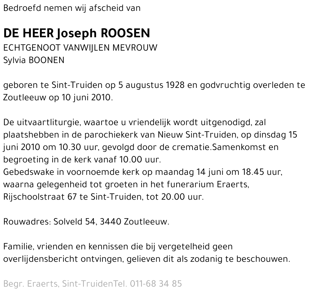 Joseph Roosen