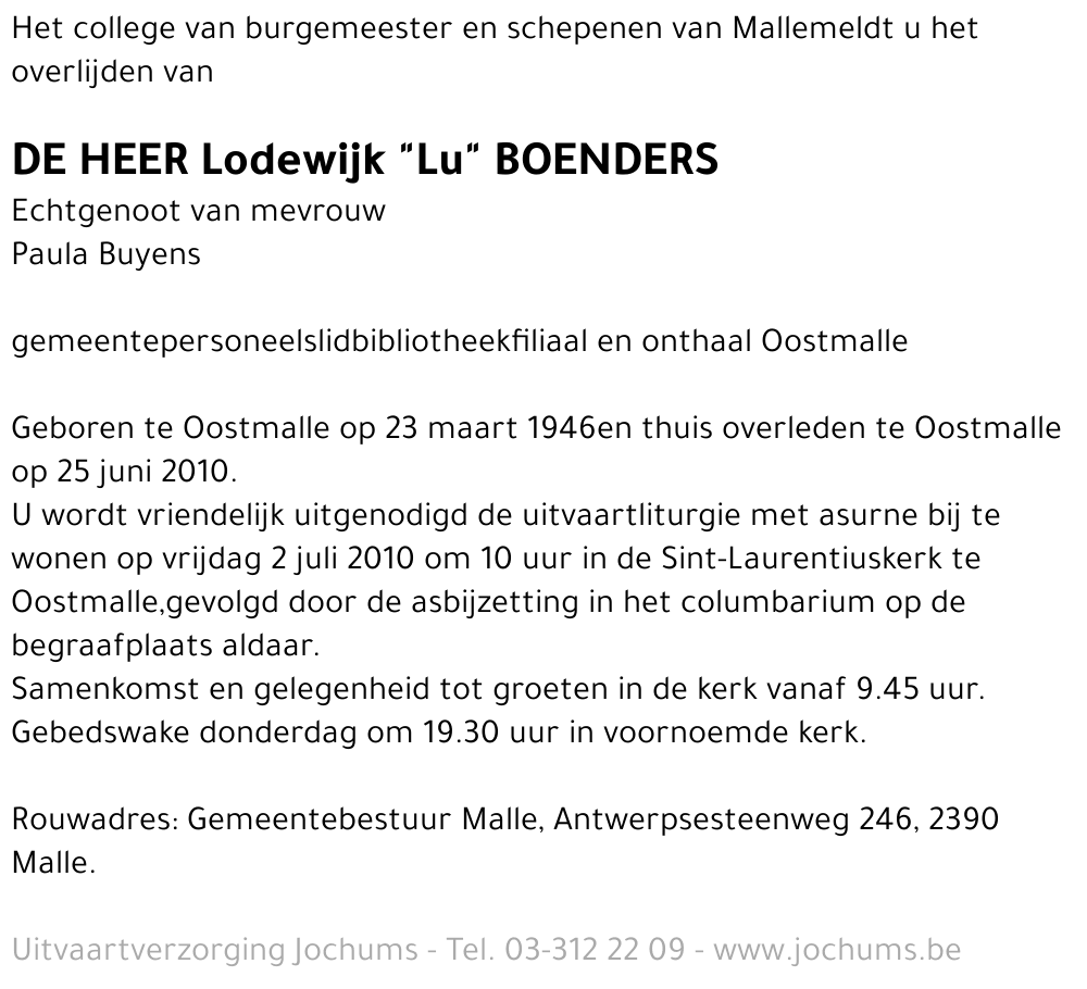 Lodewijk Boenders