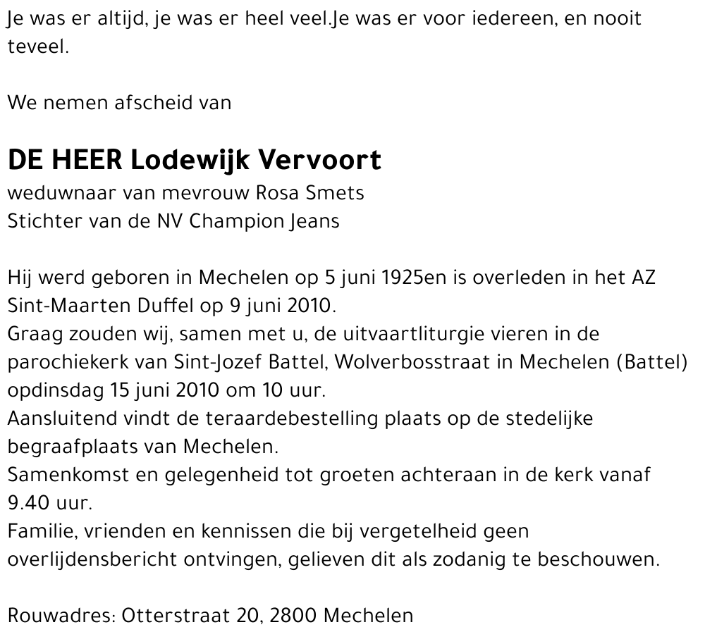 Lodewijk Vervoort