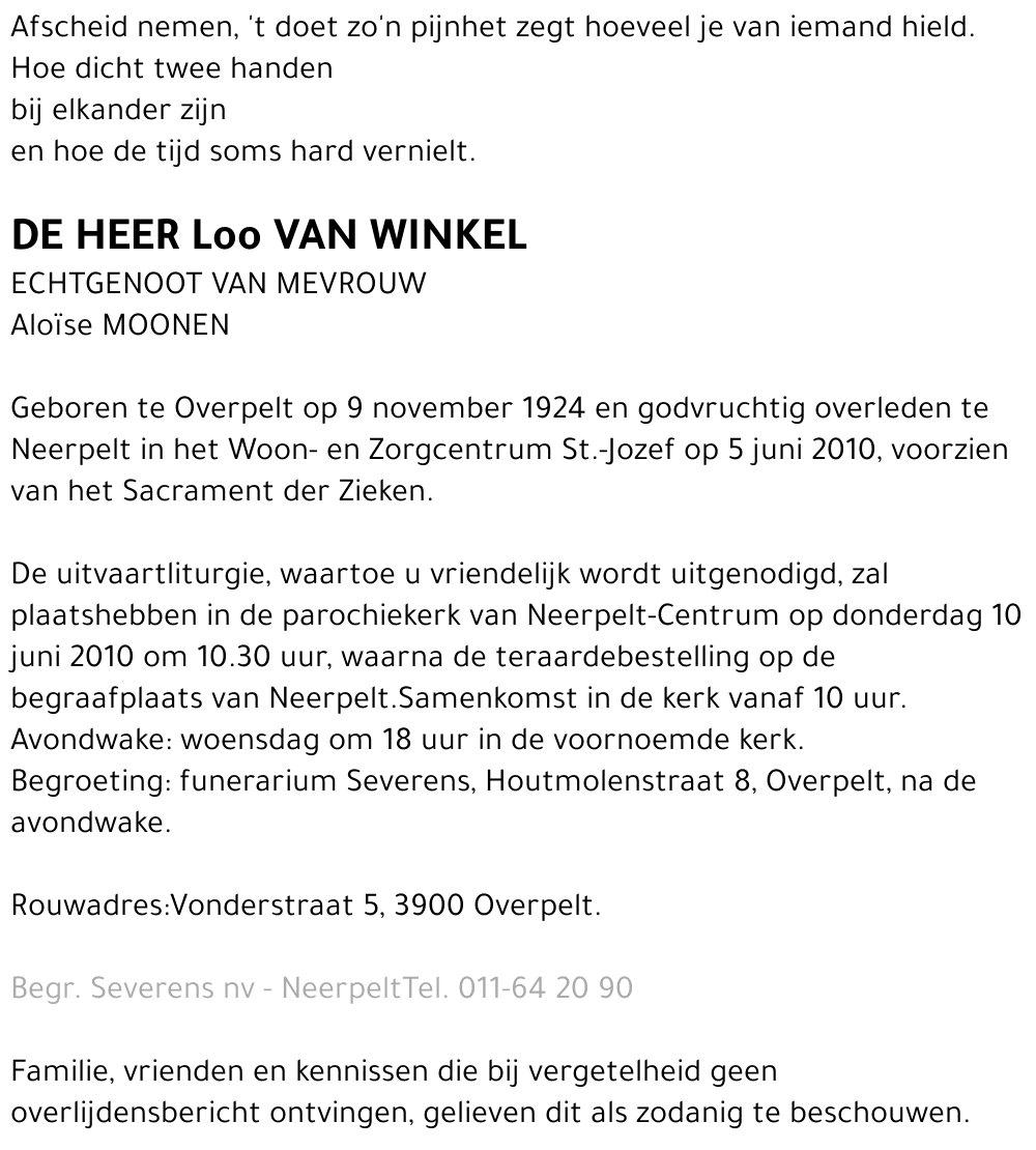 Loo Van Winkel