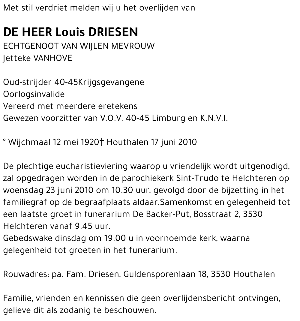 Louis DRIESEN