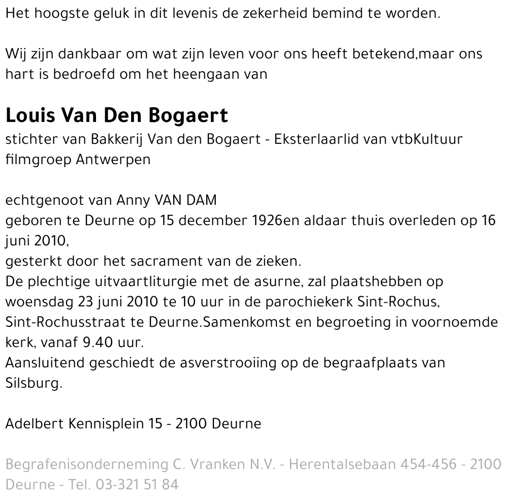 Louis Van den Bogaert