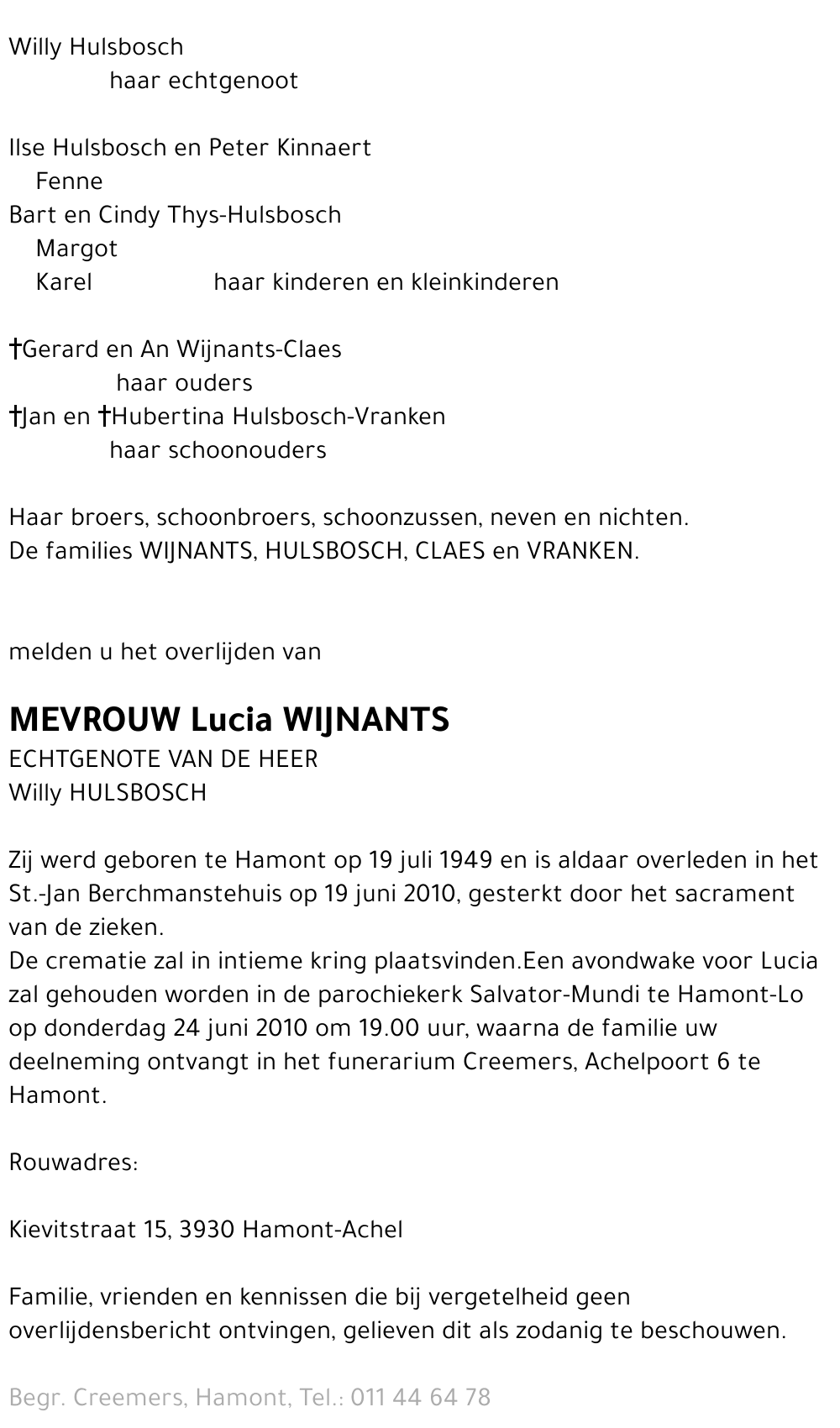 Lucia Wijnants