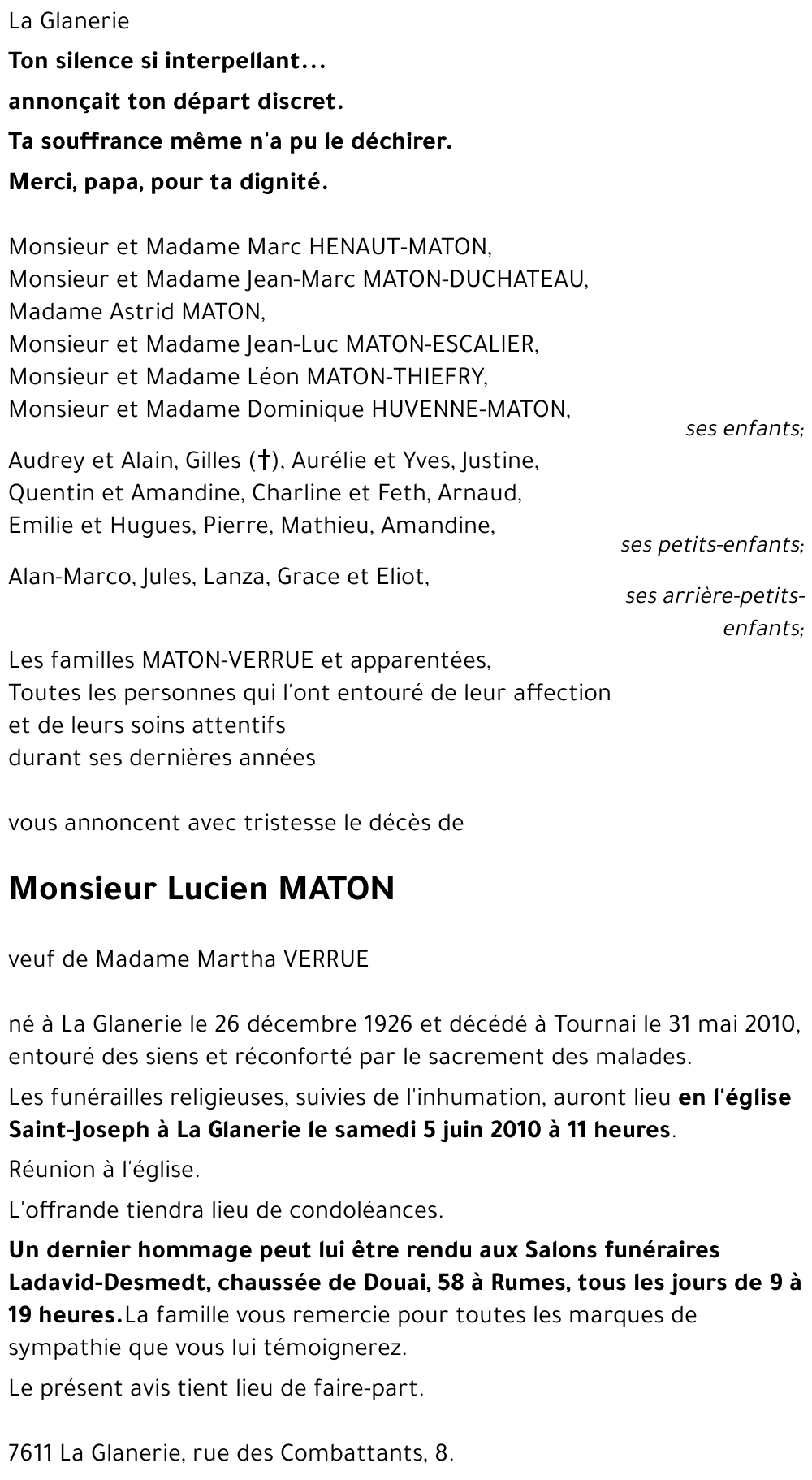 Lucien MATON
