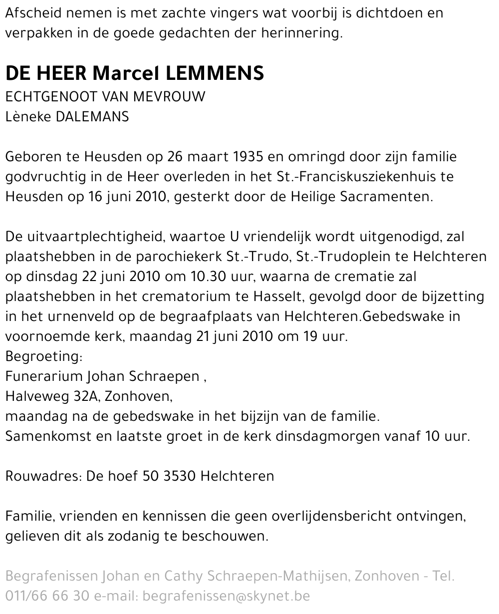 Marcel Lemmens