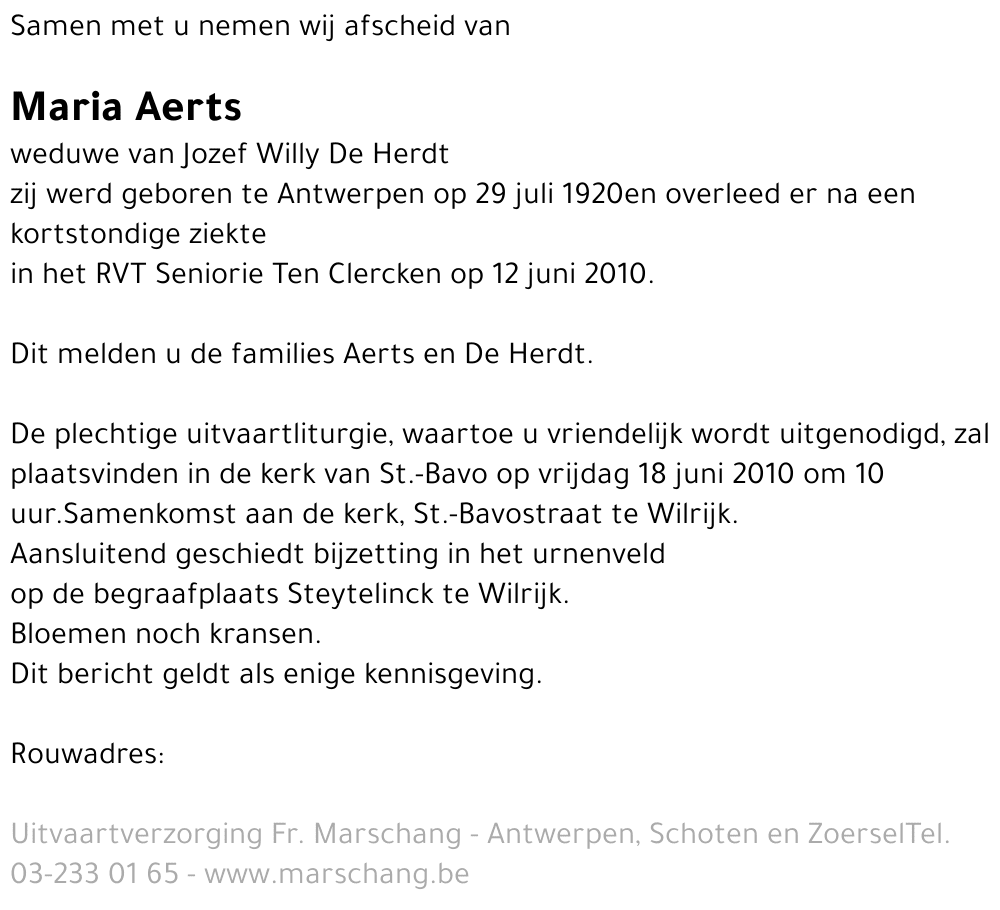 Maria Aerts