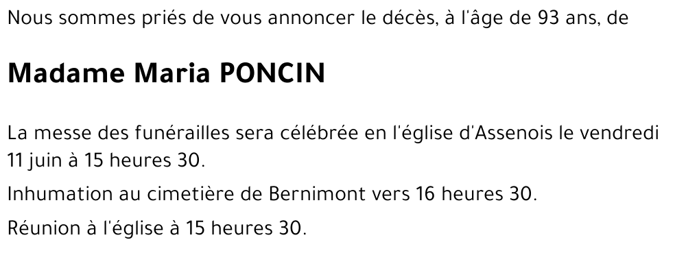 Maria PONCIN