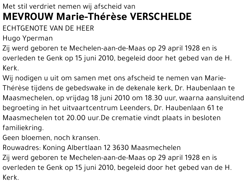 Marie-Thérèse Verschelde