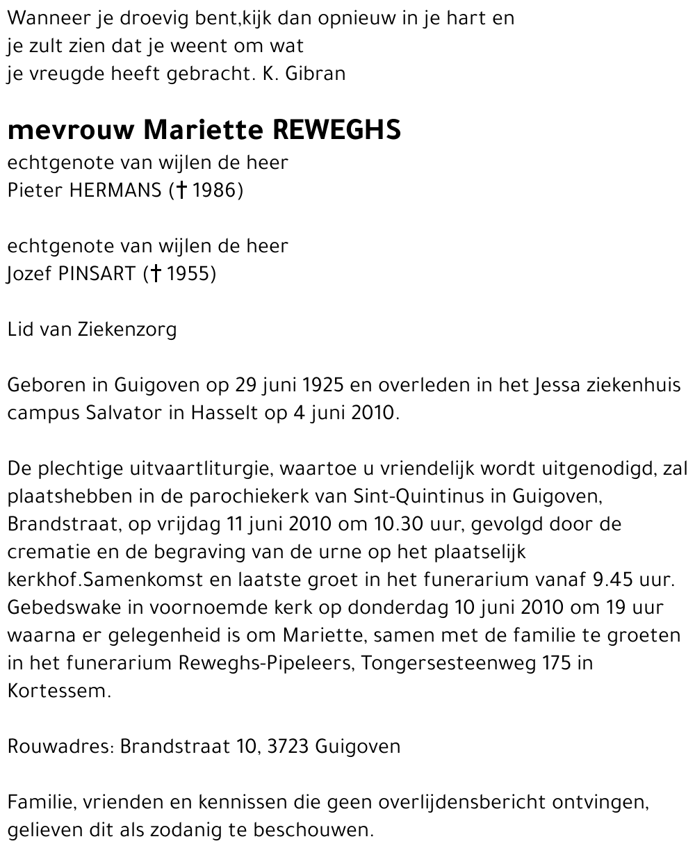 Mariette Reweghs