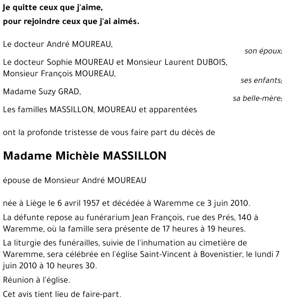 Michèle MASSILLON