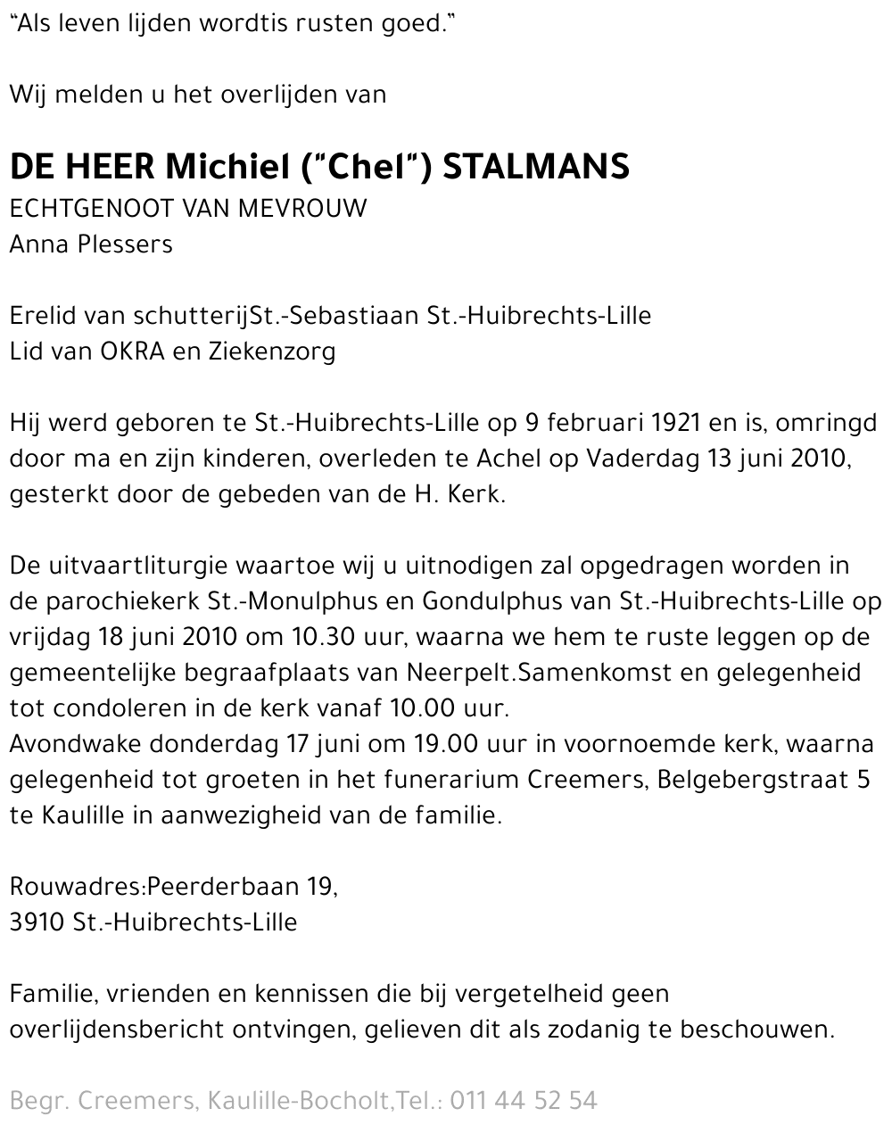 Michiel Stalmans