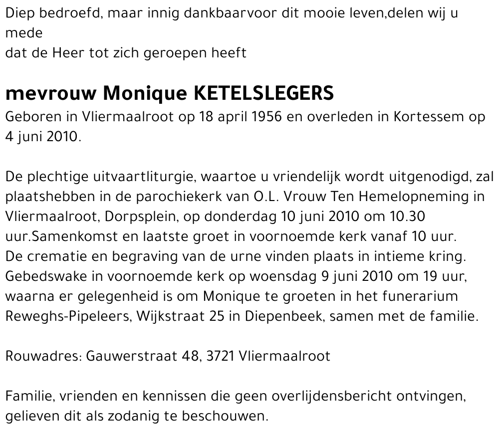 Monique Ketelslegers