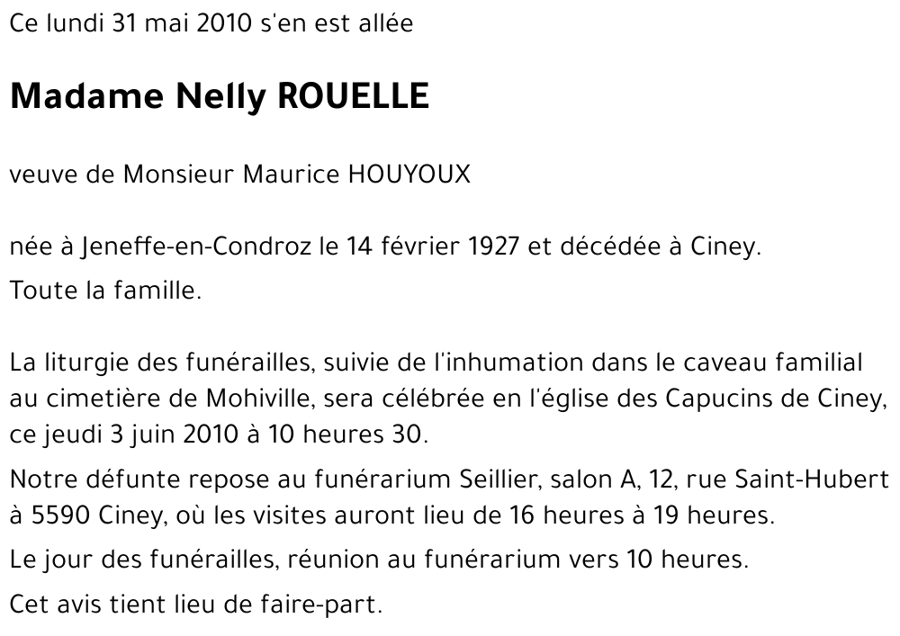 Nelly ROUELLE