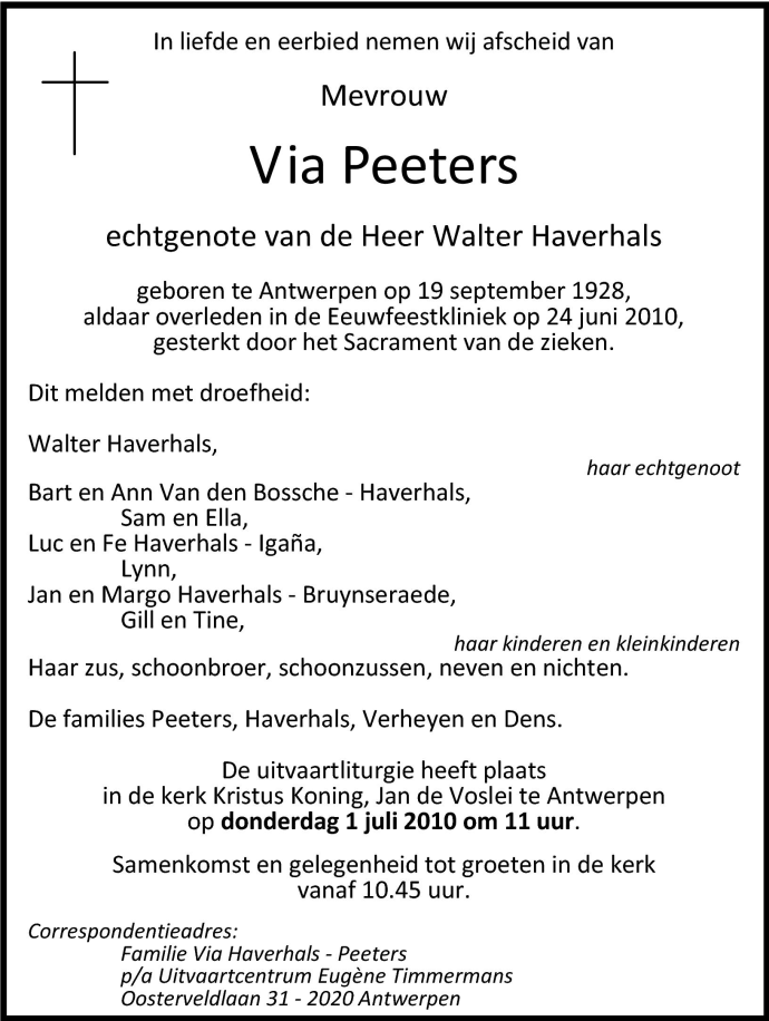 Octavia Maria Peeters
