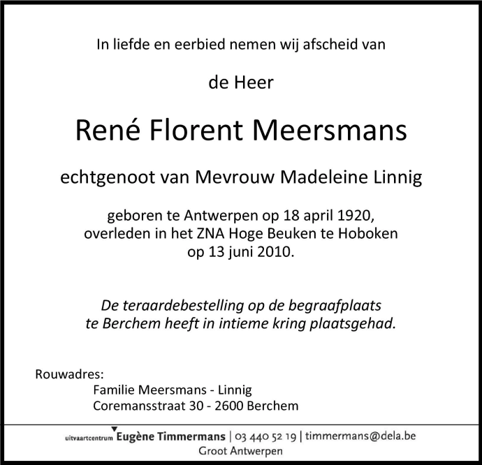 René Meersmans