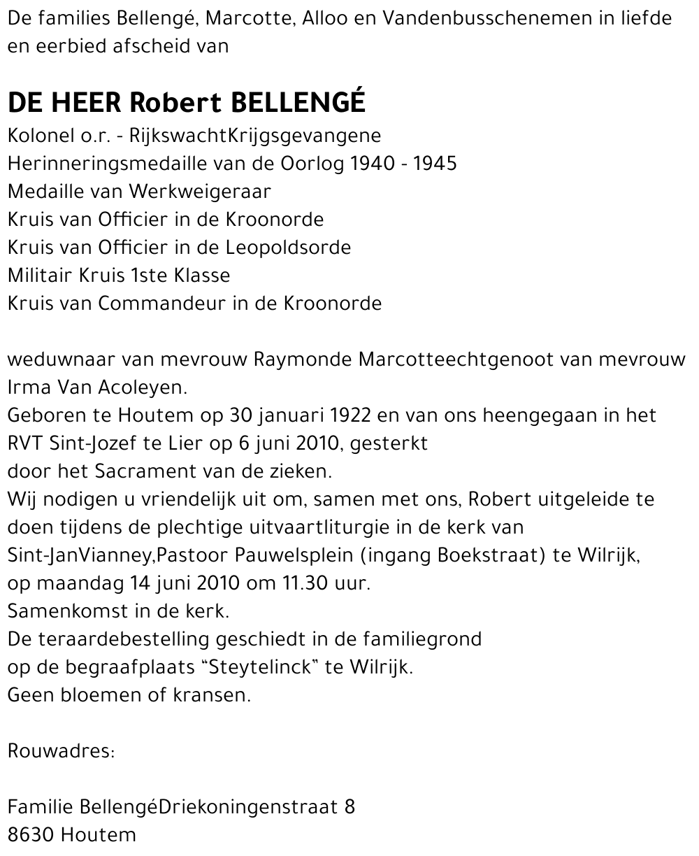 Robert Bellengé