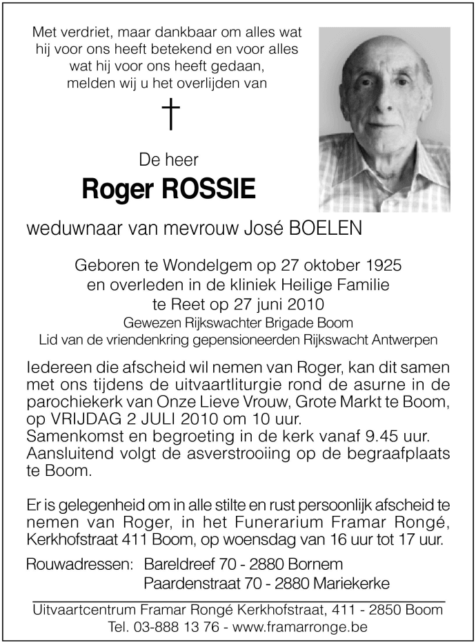 Roger Rossie