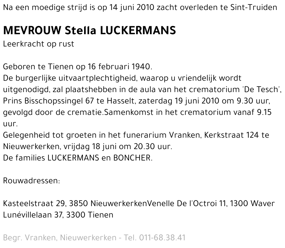 Stella Luckermans