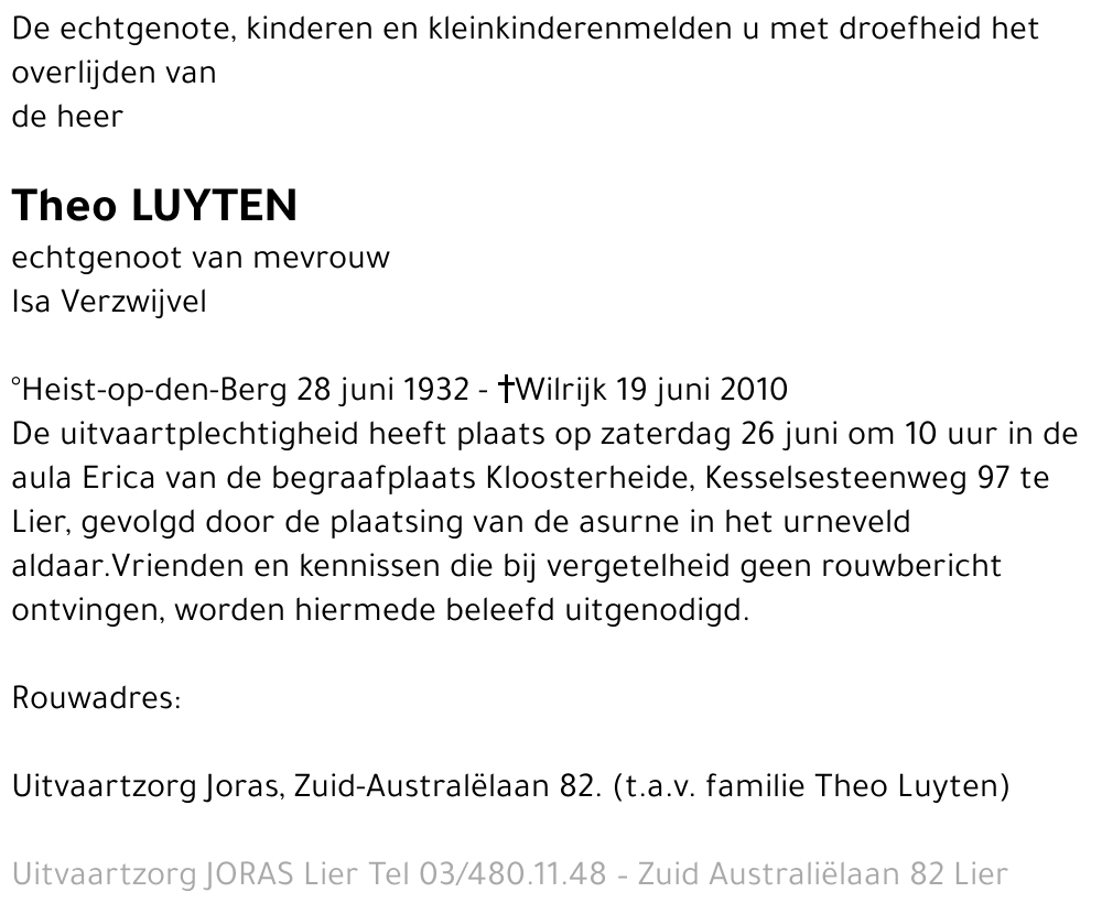 Theo Luyten