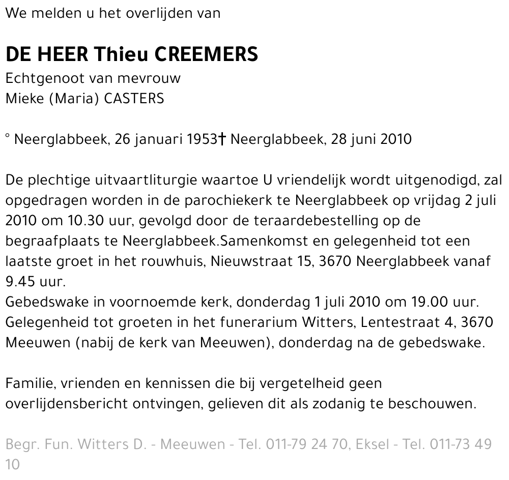 Thieu Creemers