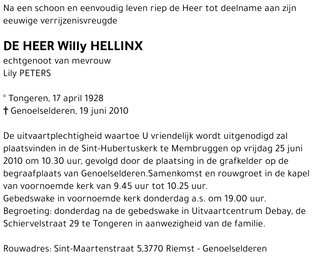 Willy Hellinx