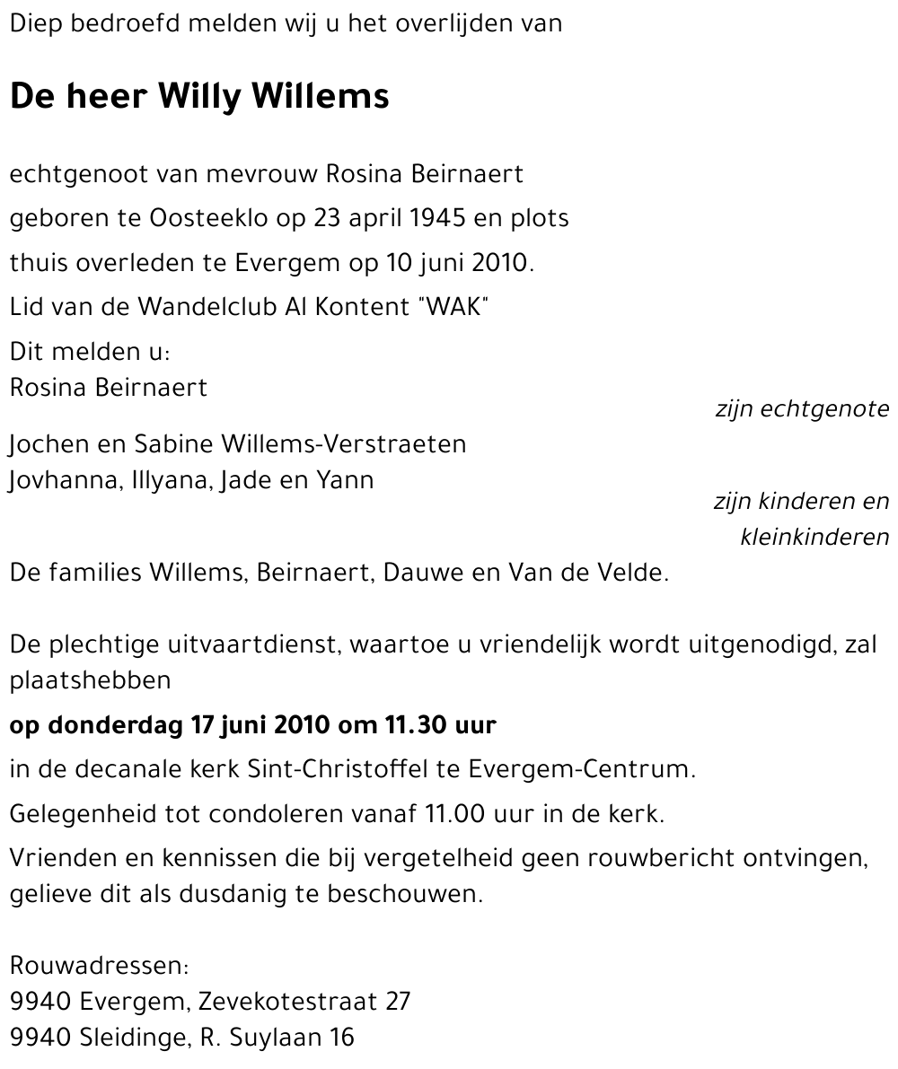 Willy Willems