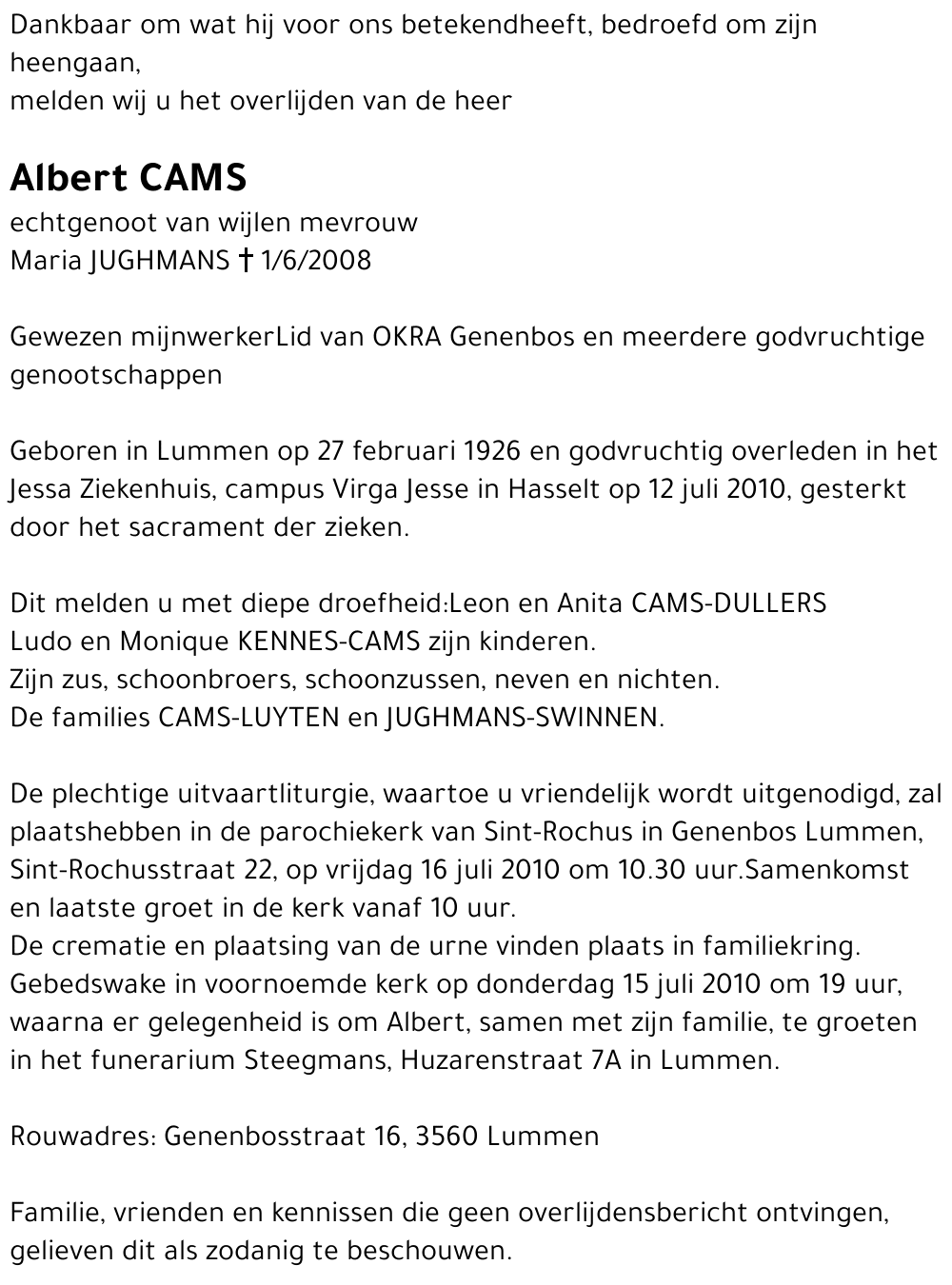 Albert Cams