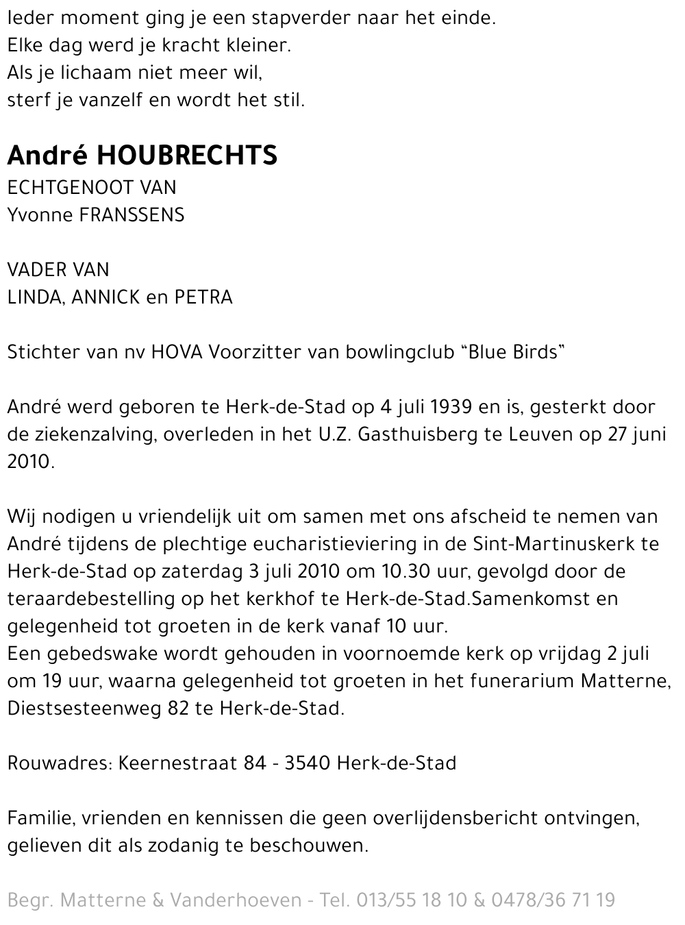 André Houbrechts