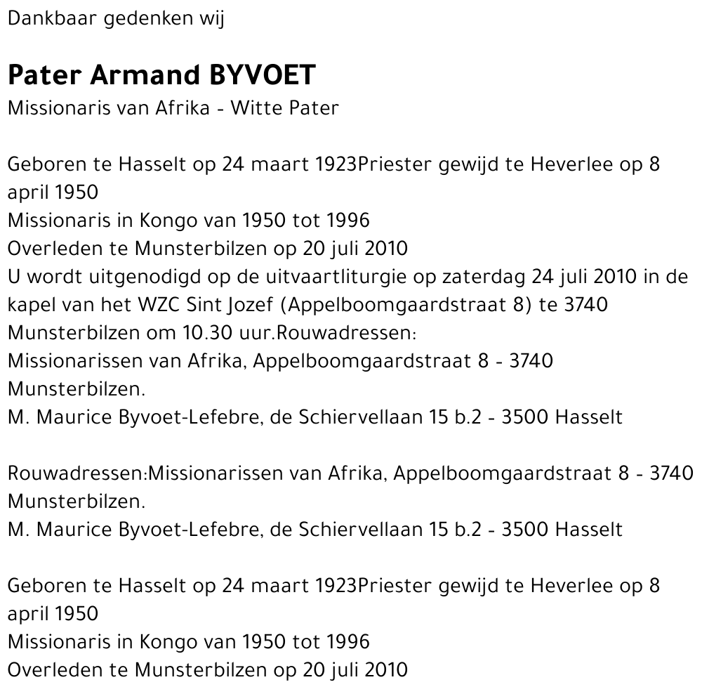 Armand Byvoet
