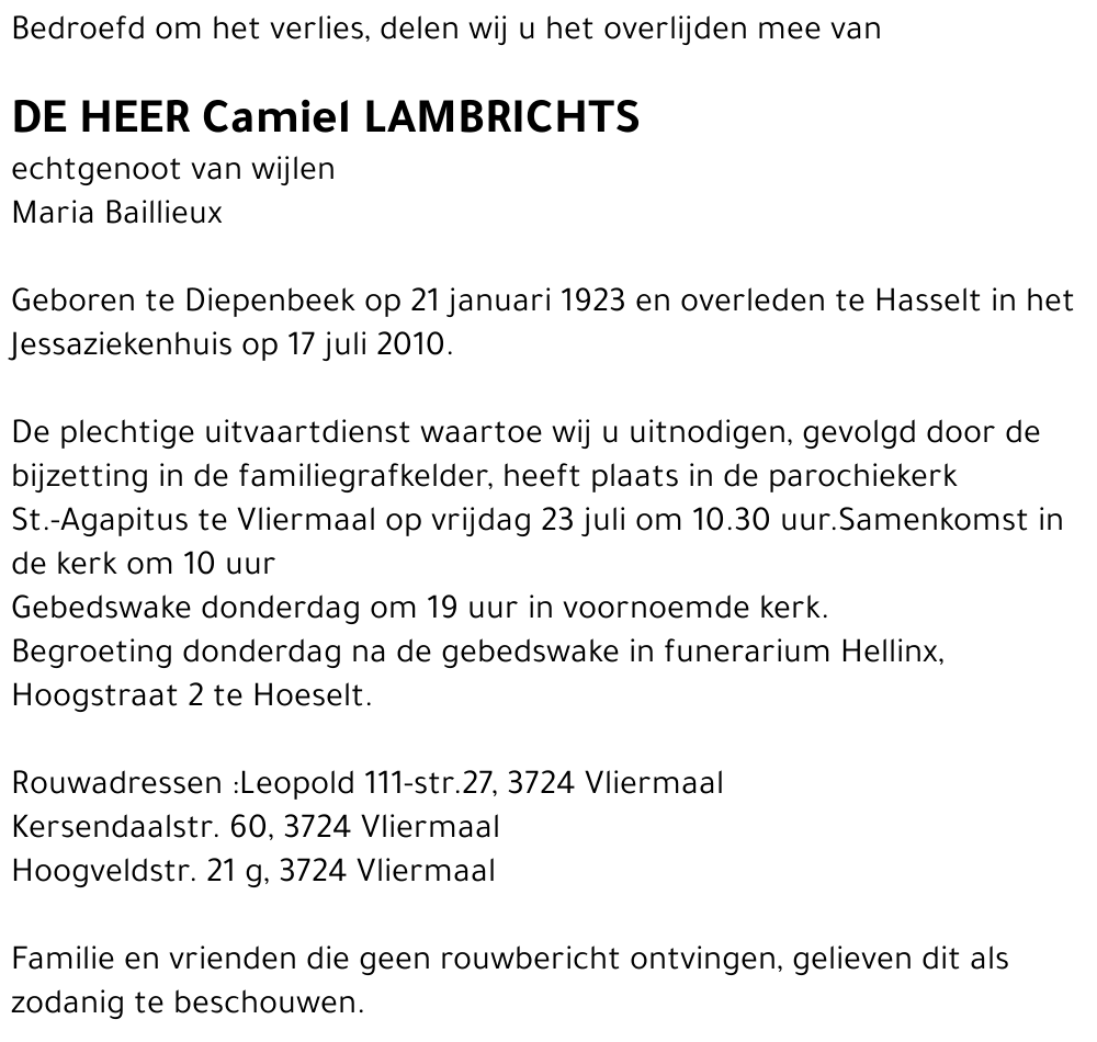 Camiel Lambrichts