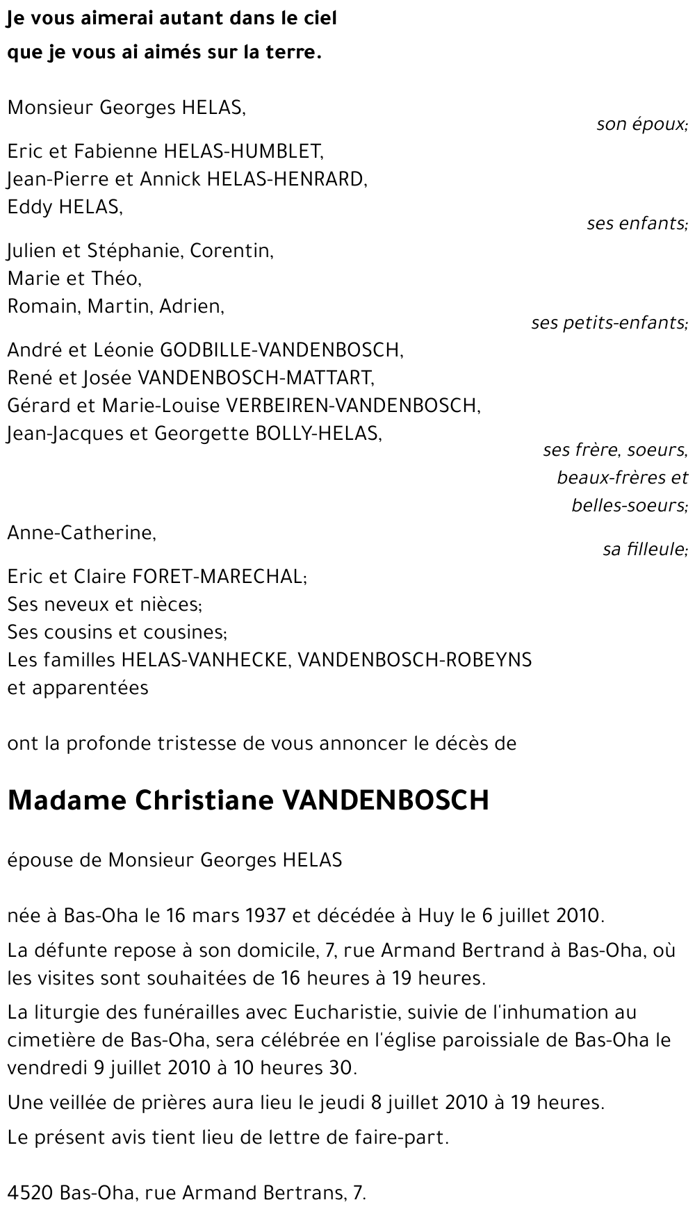 Christiane Vandenbosch