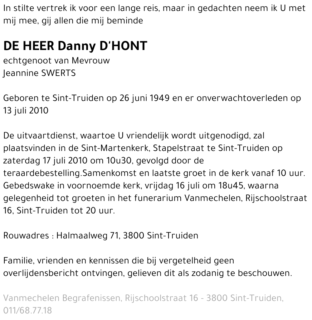 Danny D'HONT