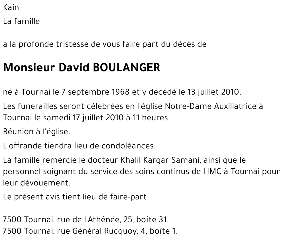 David BOULANGER