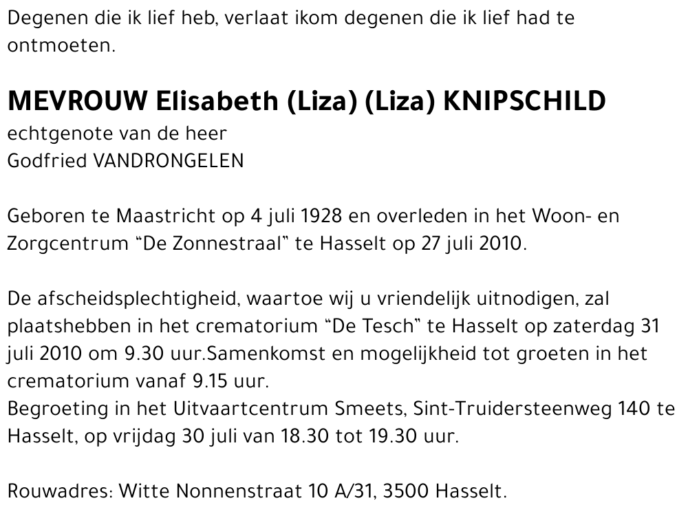 Elisabeth Knipschild