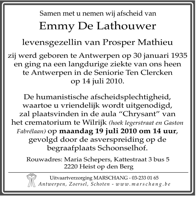 Emmy De Lathouwer