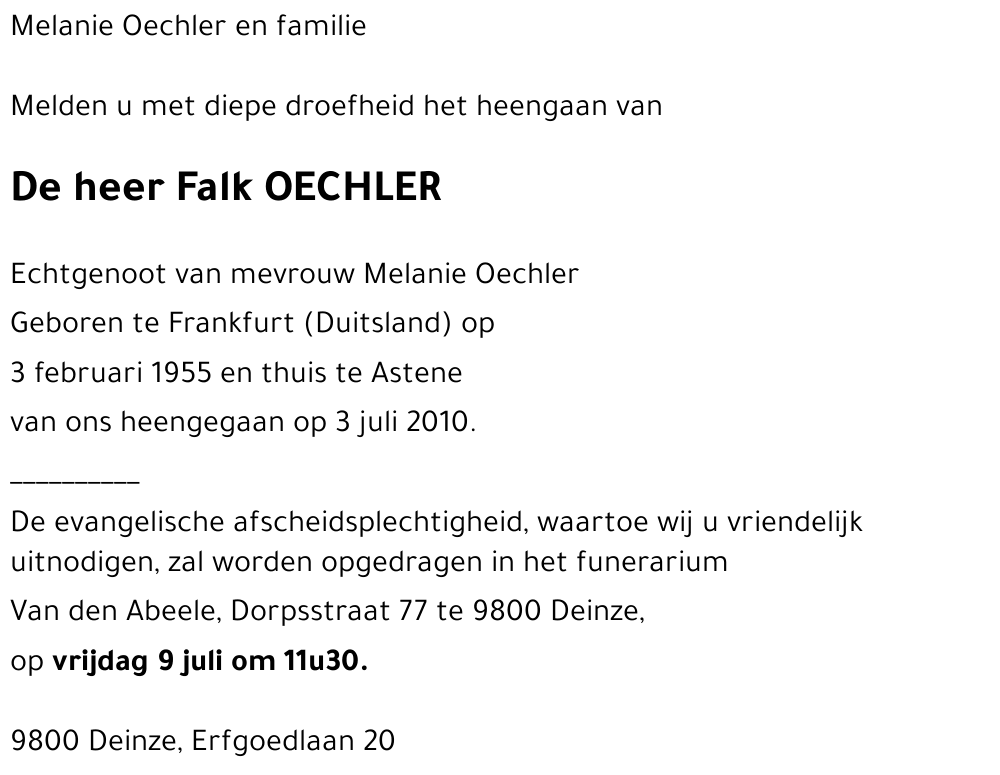 Falk OECHLER