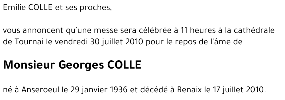 Georges COLLE