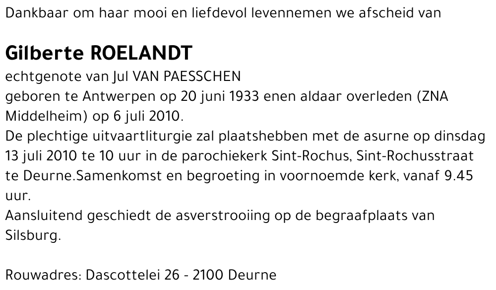 Gilberte Roelandt