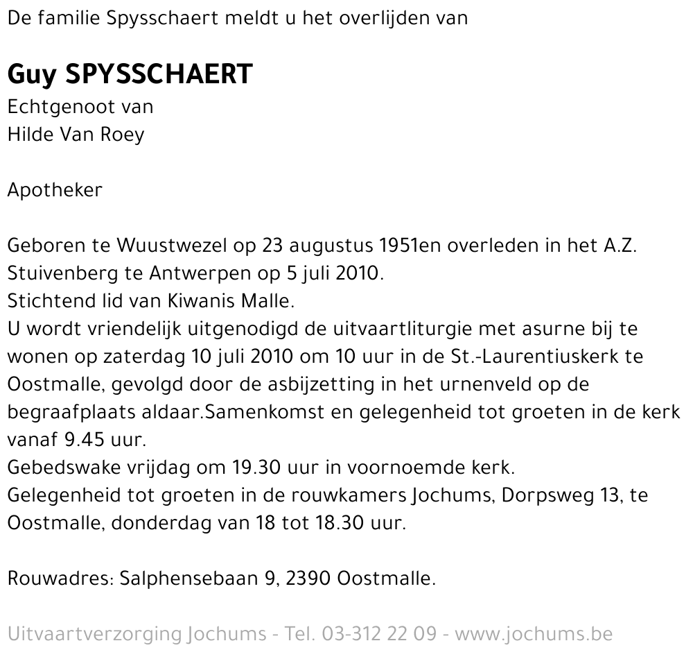 Guy Spysschaert