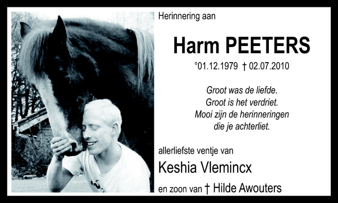 Harm Peeters