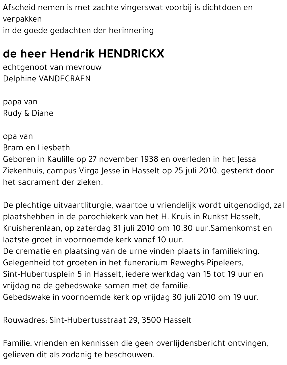 Hendrik Hendrickx