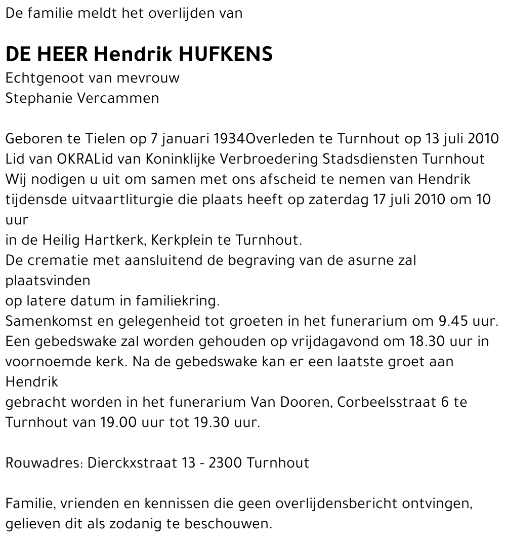 Hendrik Hufkens