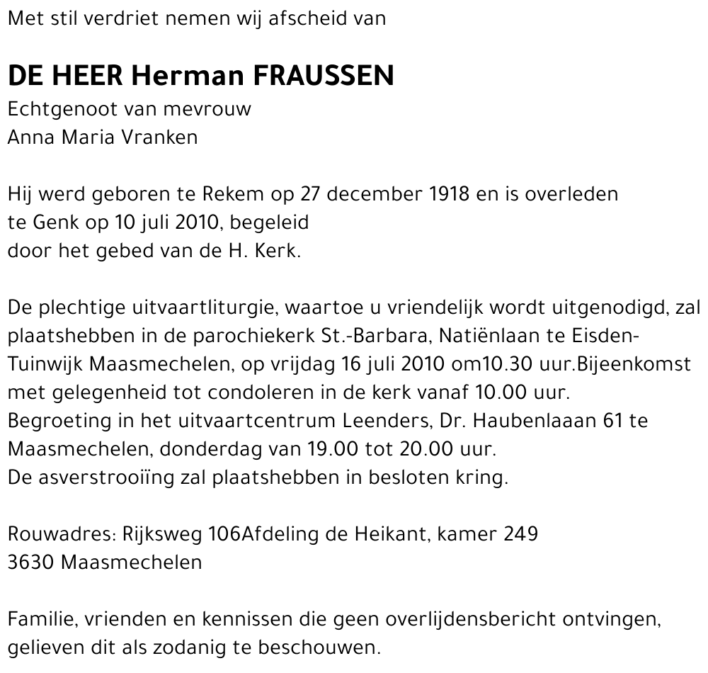 Herman Fraussen