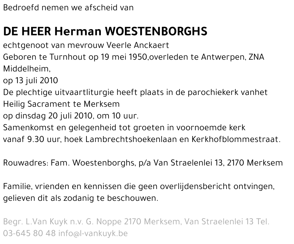 Herman Woestenborghs