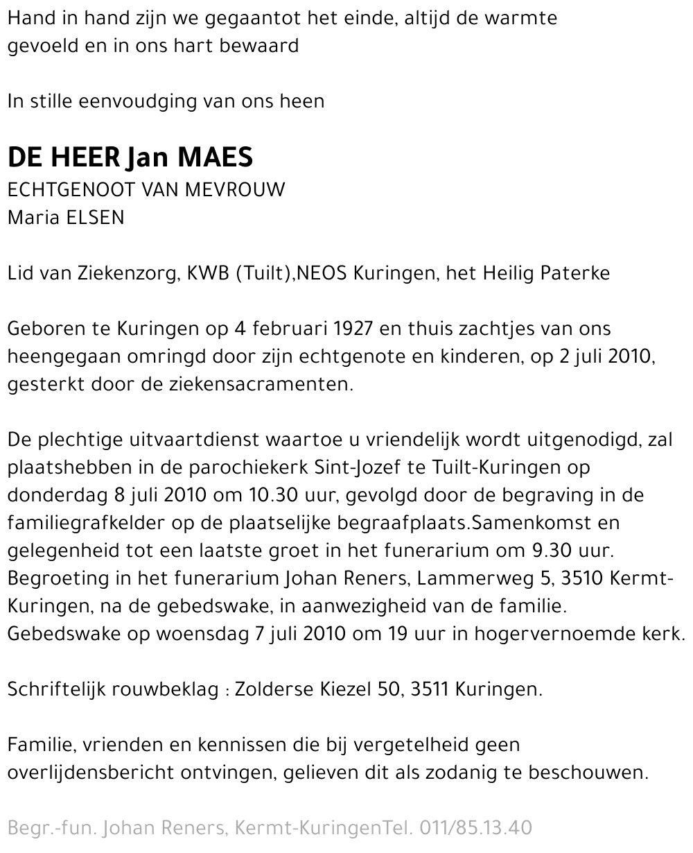 Jan Maes